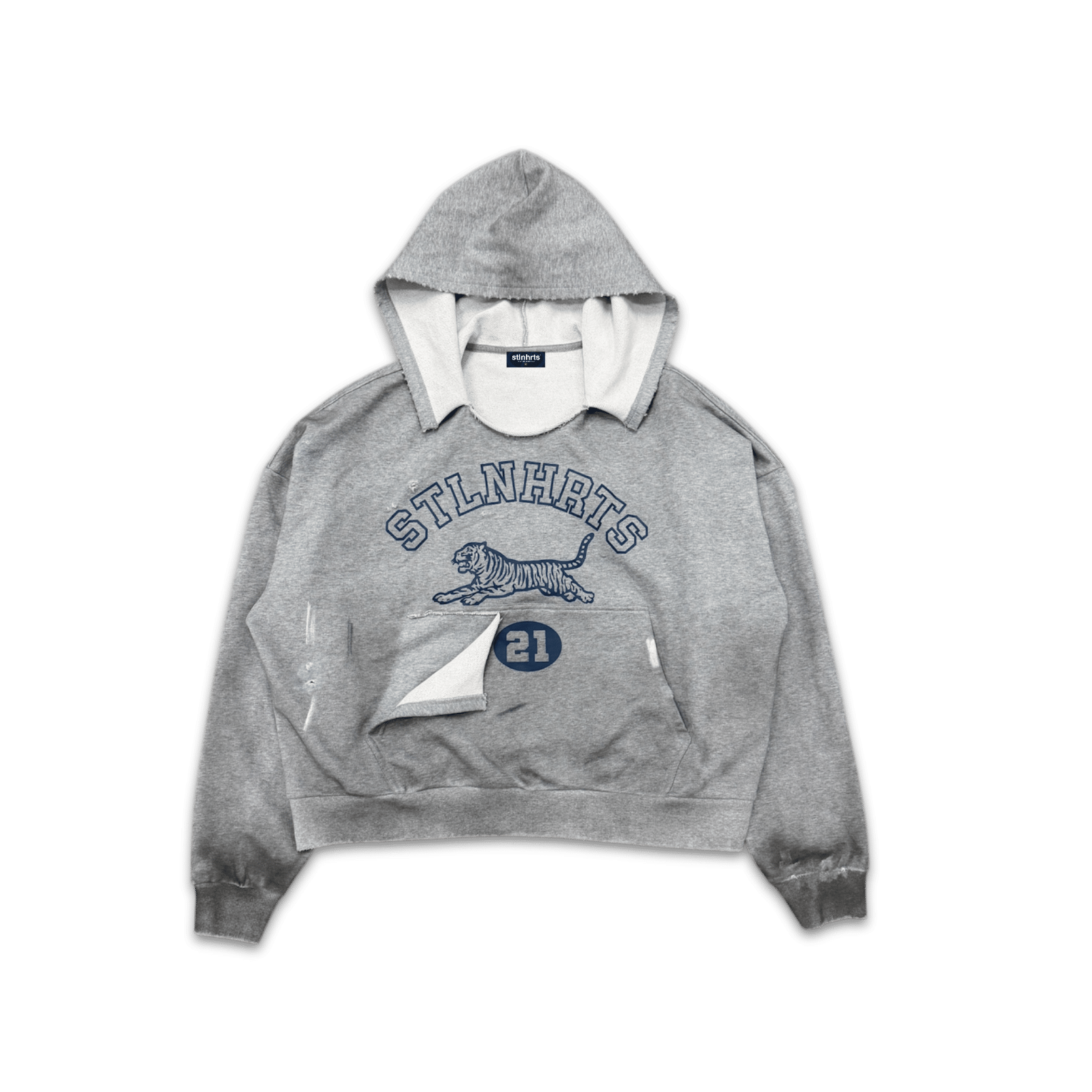 WILDCAT PRACTICE HOODIE - GREY – STLNHRTS