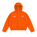 STILLWATER™  - GINGHAM RAIN JACKET ORANGE - STLNHRTS