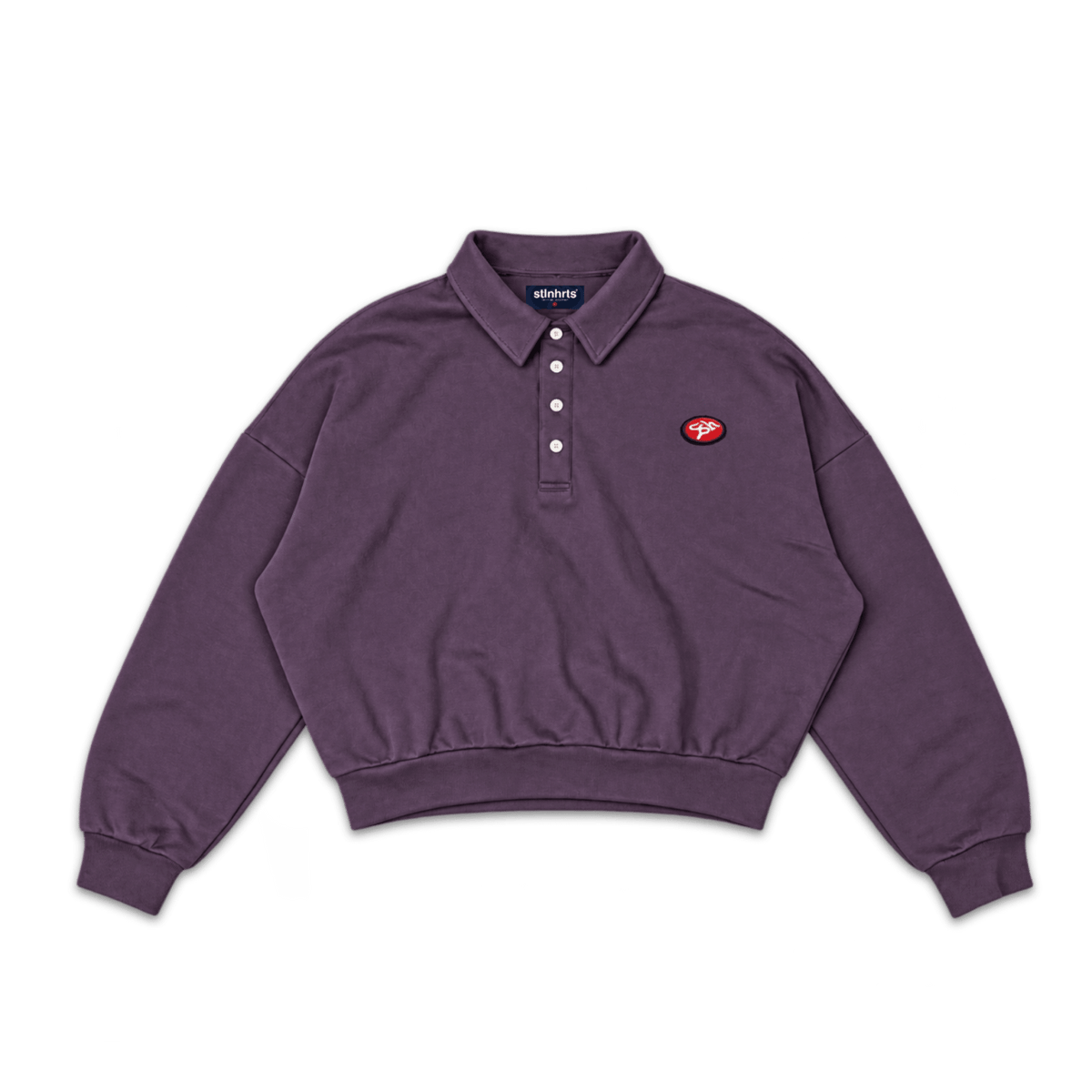 EVERYDAY™ LS POLO - PLUM