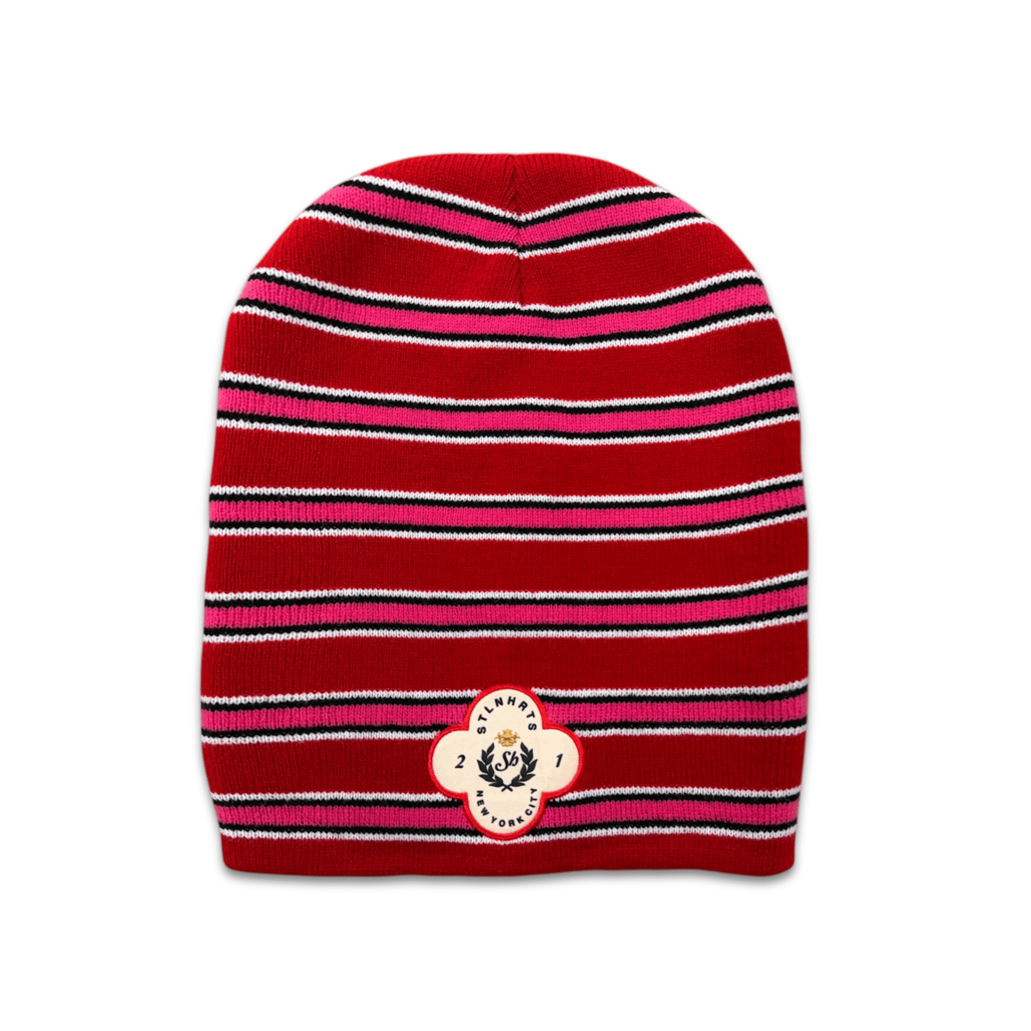 HONOR PATCH BEANIE - CRUSH