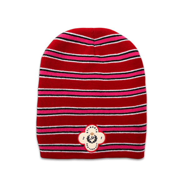 HONOR PATCH BEANIE - CRUSH
