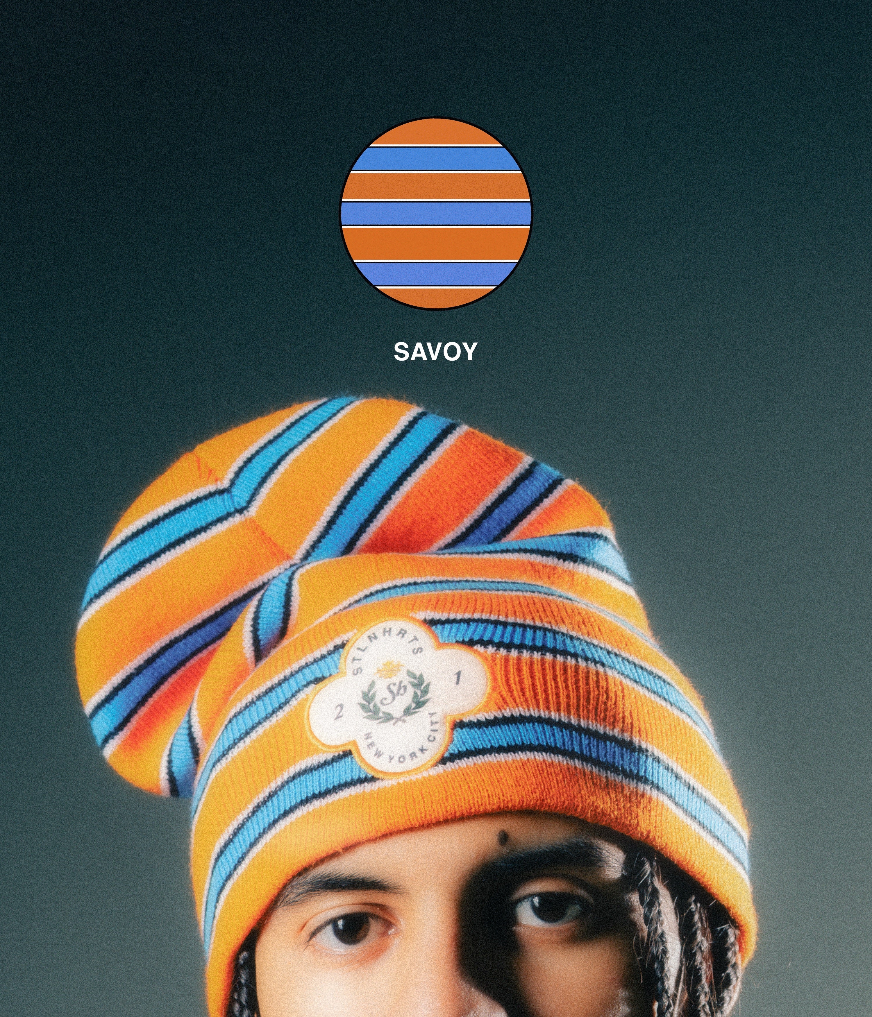 HONOR PATCH BEANIE - SAVOY - STLNHRTS