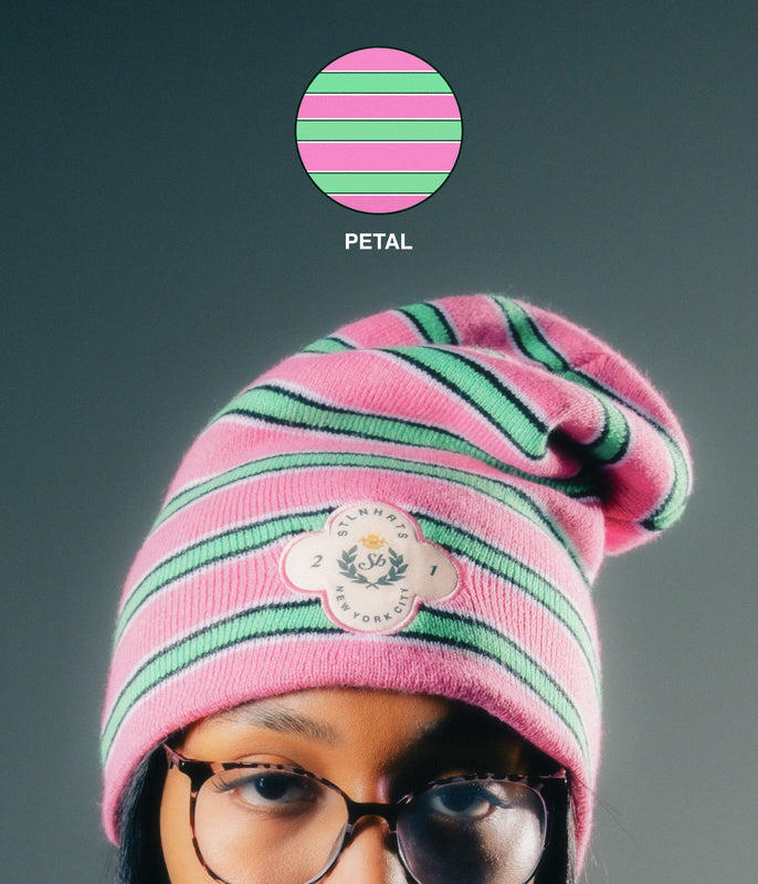 HONOR PATCH BEANIE - PETAL - STLNHRTS