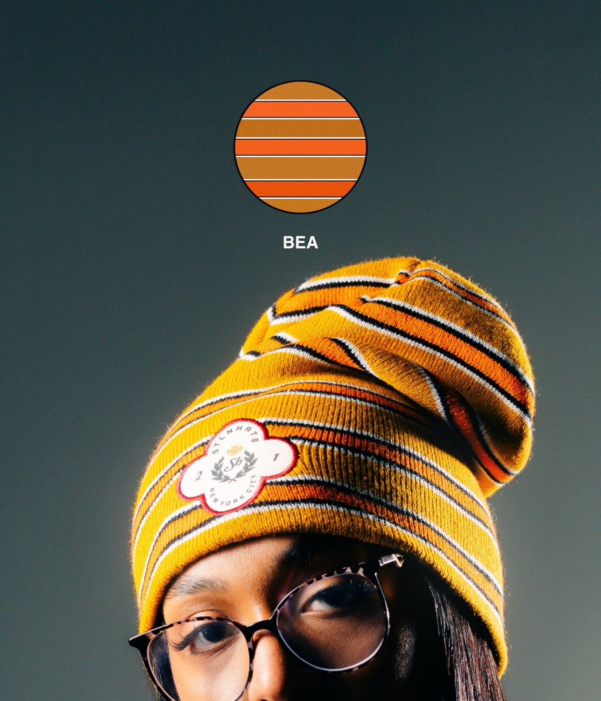 HONOR PATCH BEANIE - BEA - STLNHRTS