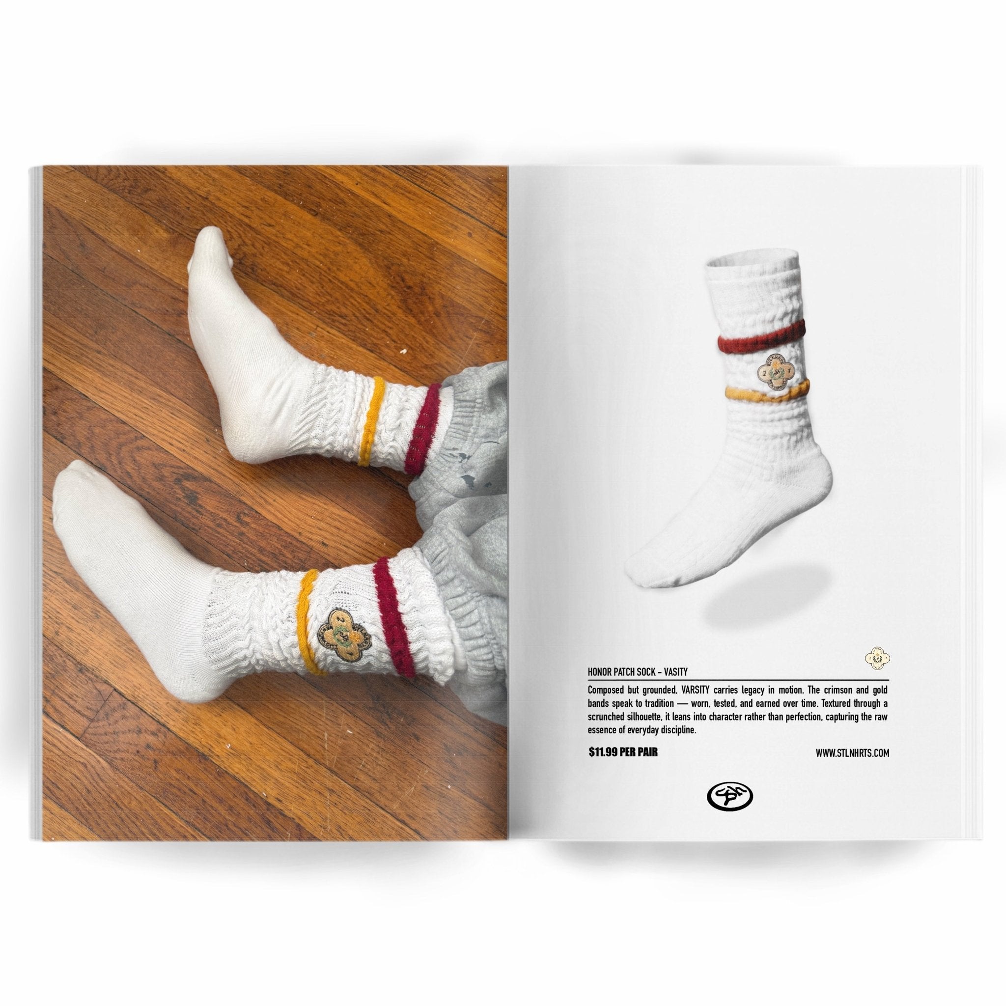 HONOR PATCH SOCKS - VARSITY - STLNHRTS