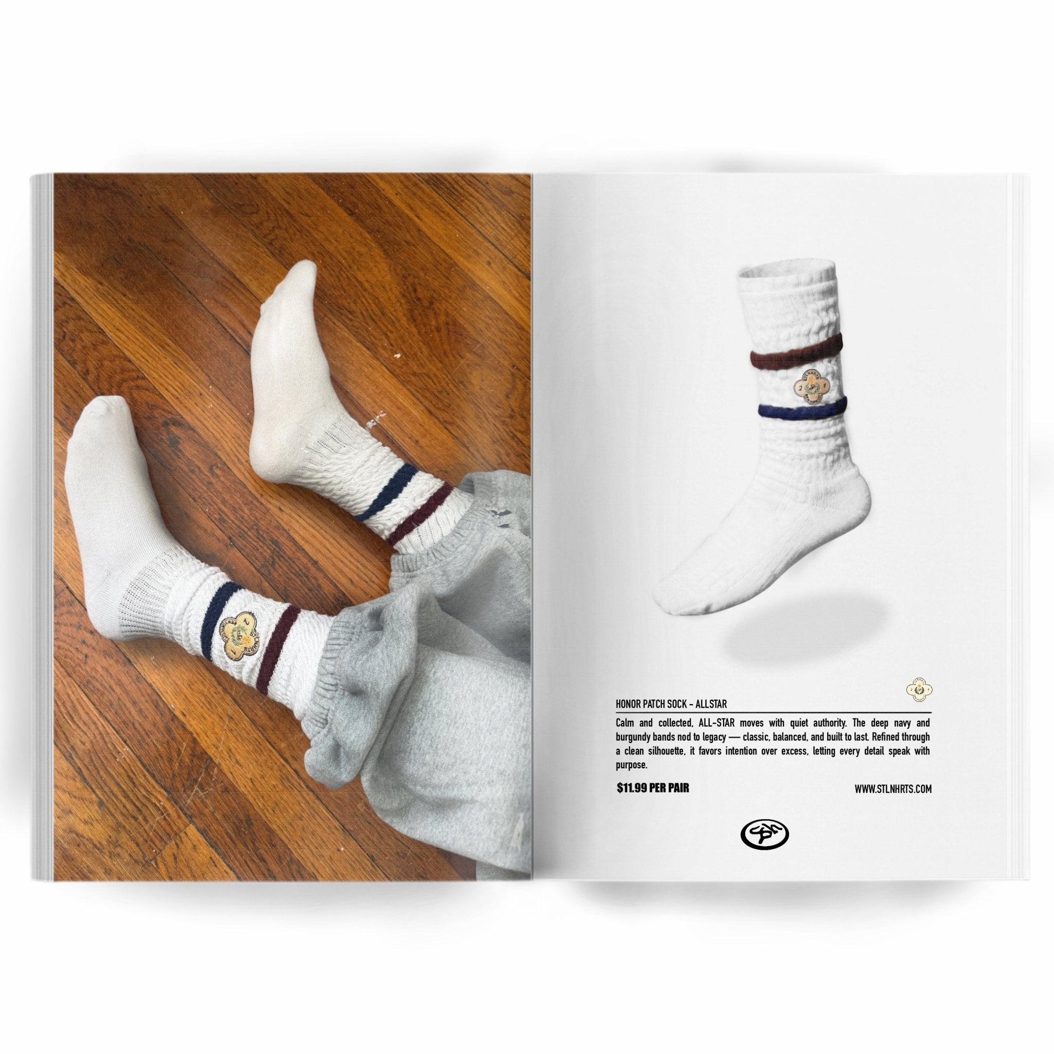 HONOR PATCH SOCKS - ALL STAR - STLNHRTS