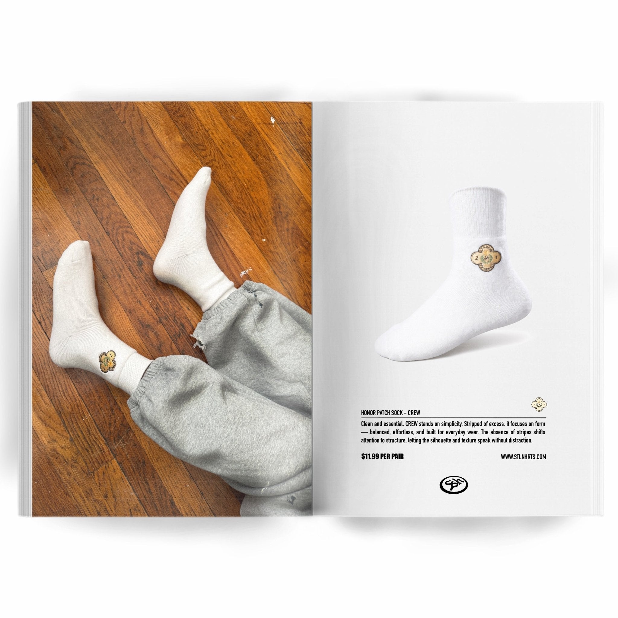 HONOR PATCH SOCKS - CREW - STLNHRTS