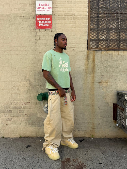 BRICK BY BRICK TEE - GREEN - STLNHRTS
