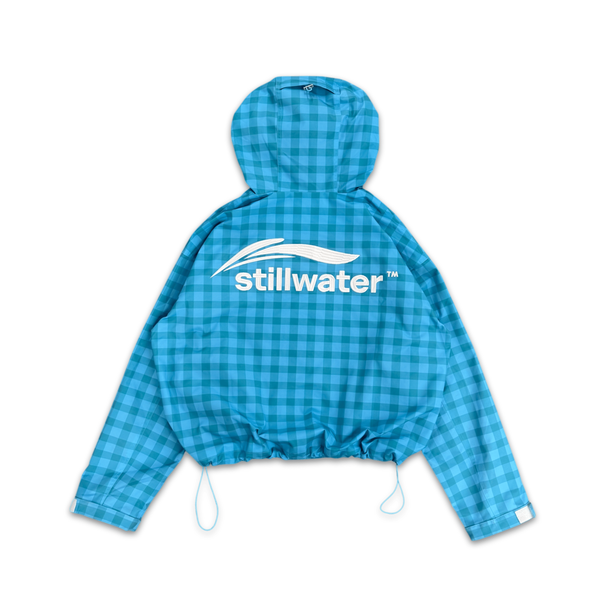 STILLWATER™  - GINGHAM RAIN JACKET BLUE