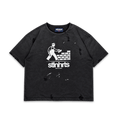 BRICK BY BRICK TEE - BLACK