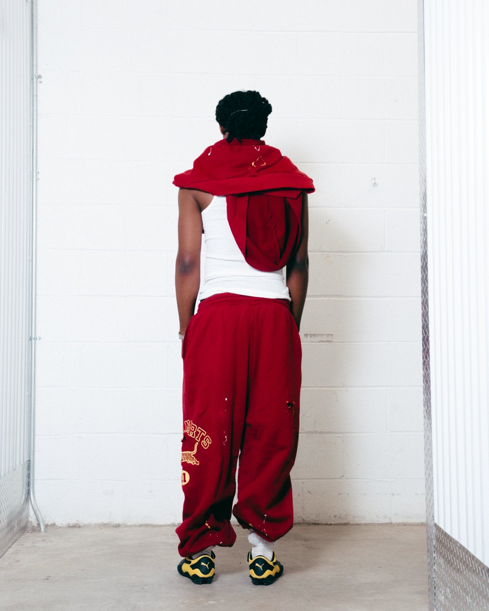 WILDCAT PRACTICE JOGGER - BURGANDY - STLNHRTS