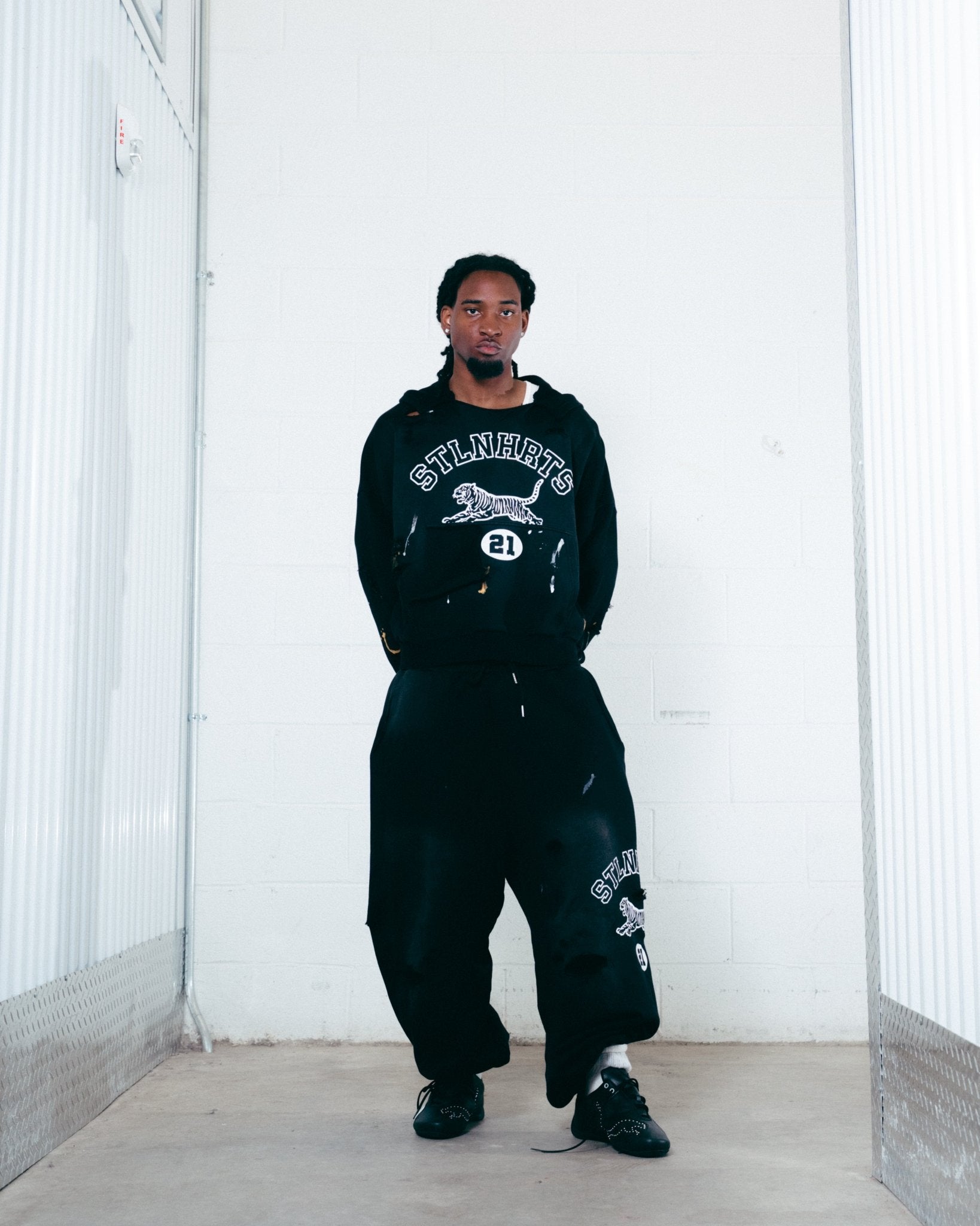 WILDCAT PRACTICE SWEAT SUIT - BLACK